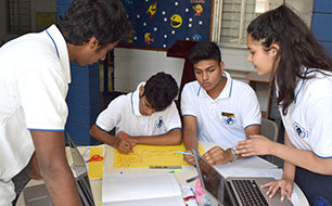 Students from Bangalore International School